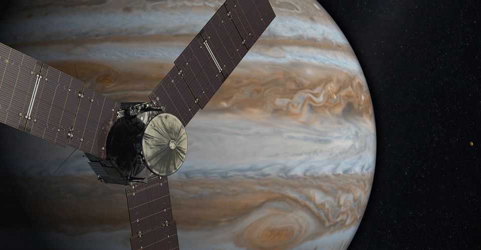 Spacecraft near Jupiter